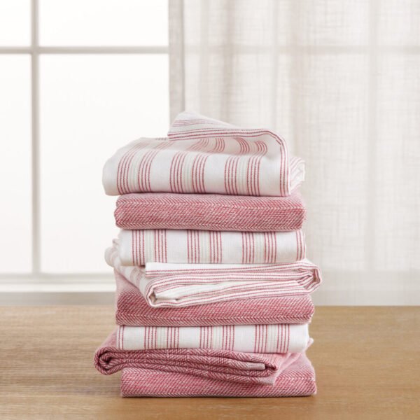 KitchenAid Chambray Stripe Kitchen Towels, 8-piece Set