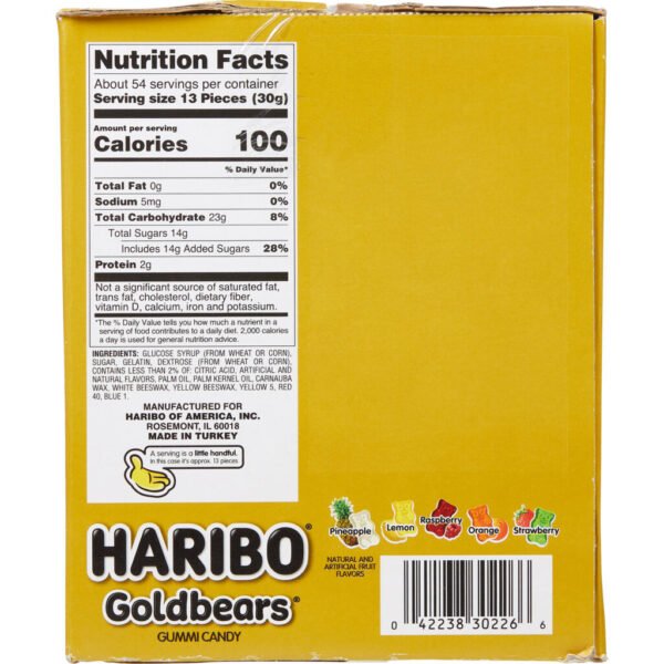 Haribo Goldbears Gummi Candy, 5 oz, 12-count