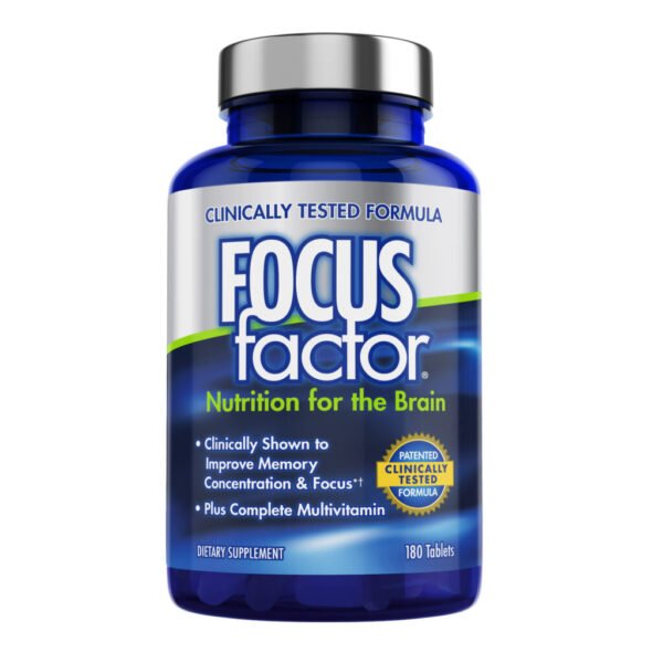 Focus factor Nutrition for the Brain Dietary Supplement, 180 Tablets