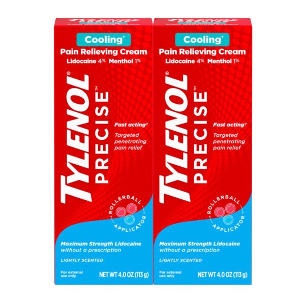 Tylenol Precise Cooling Maximum Strength & Fast-Acting Pain Relieving Cream, 8 Ounces