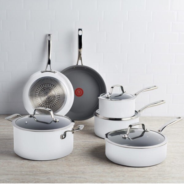 T-fal Excellence Ceramic Non-Stick Cookware Set, 10-piece