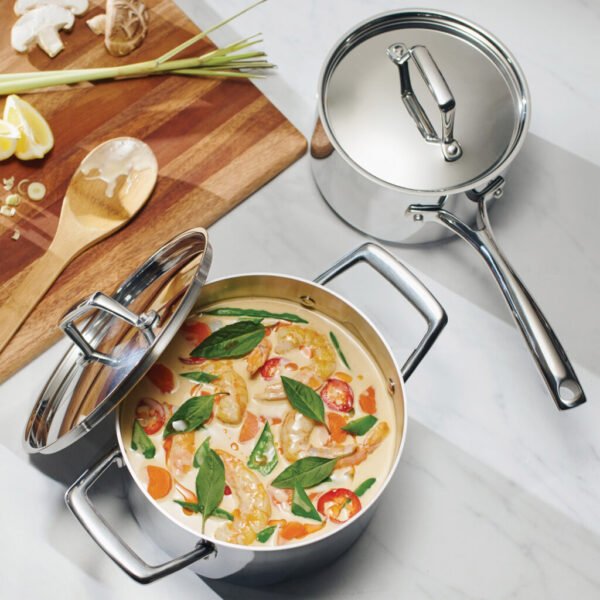 Tramontina 4-piece Tri-Ply Clad Sauce Pan Set