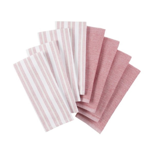 KitchenAid Chambray Stripe Kitchen Towels, 8-piece Set
